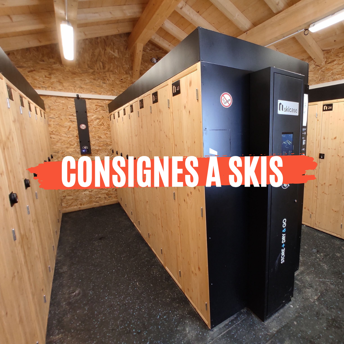 Consigne à skis